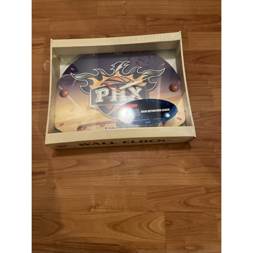 Phoenix PHX Suns Wall High Definition Wall Clock NBA WinCraft Multi-Color